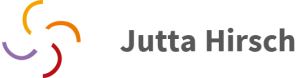 Jutta Hirsch mit Logo